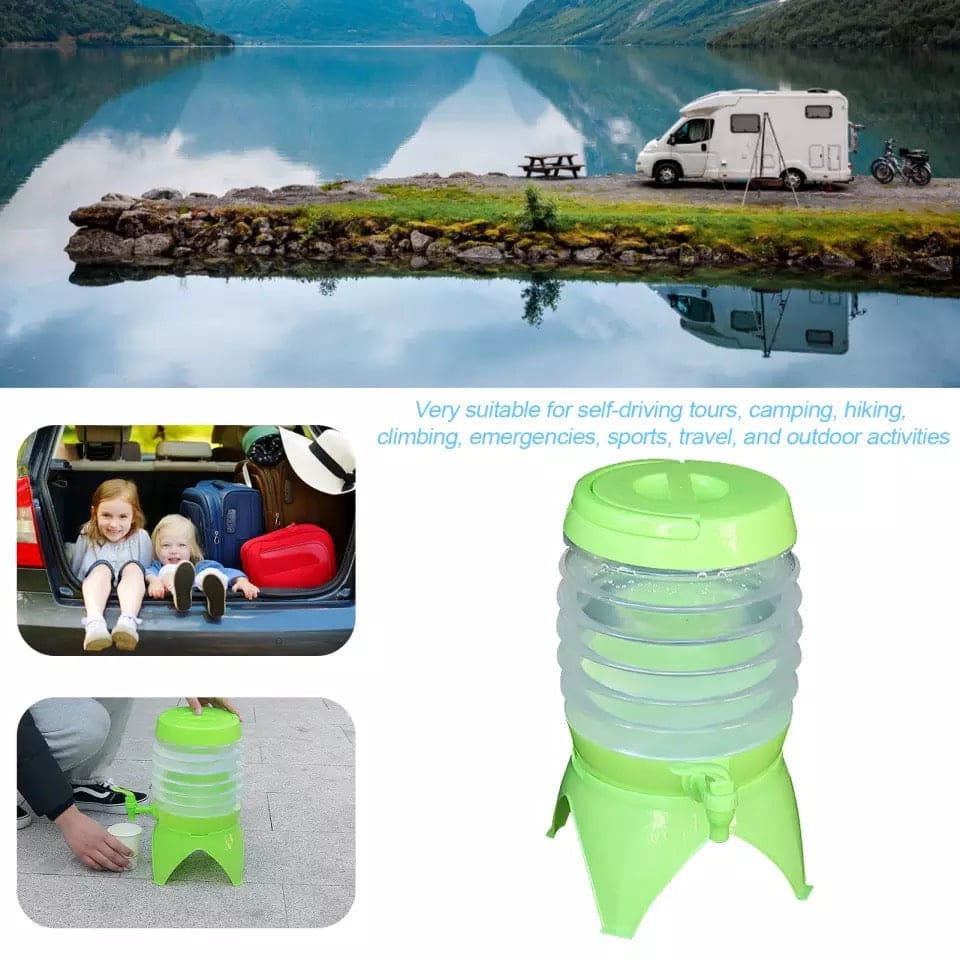 3.5 L Cars Travel Camping Water Bucket, Portable Outdoor Folding Bucket, Portable Cars Water Container With Faucet, Plastic Foldable Leakproof Water Storage Container 3.5 L Cars Travel Camping Water Bucket, Portable Outdoor Folding Bucket, Portable Cars Water Container With Faucet, Plastic Foldable Leakproof Water Storage Container